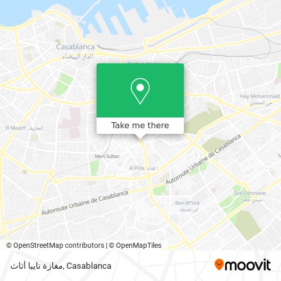 مغازة تايبا أثاث map