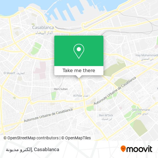 إلكترو مديونة map