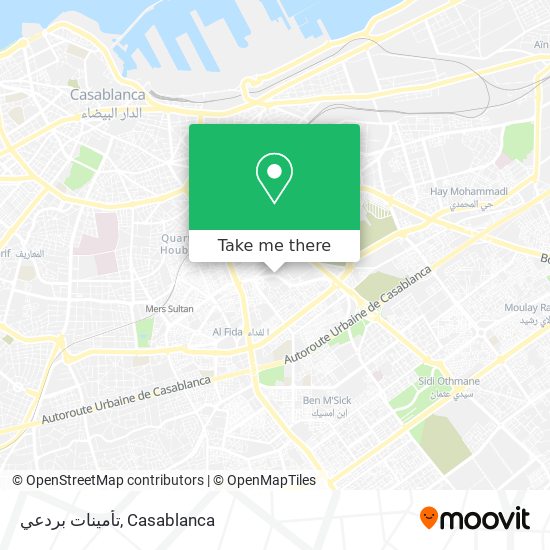 تأمينات بردعي map