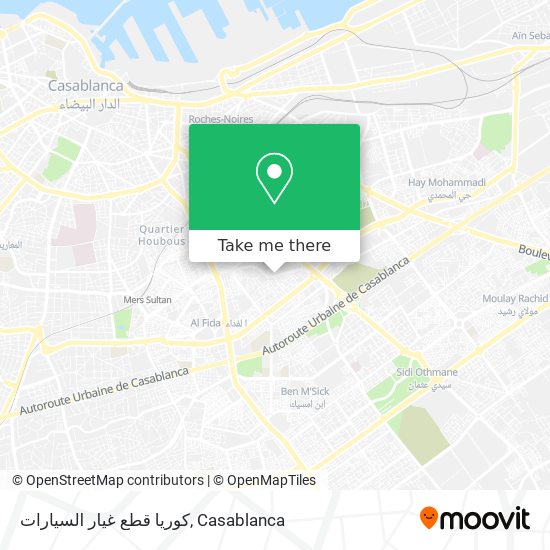 كوريا قطع غيار السيارات map