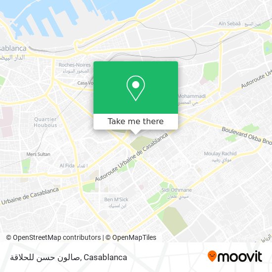 صالون حسن للحلاقة map