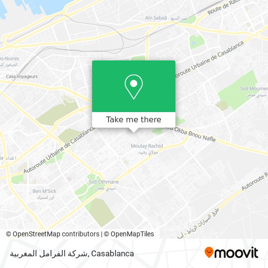 شركة الفرامل المغربية map