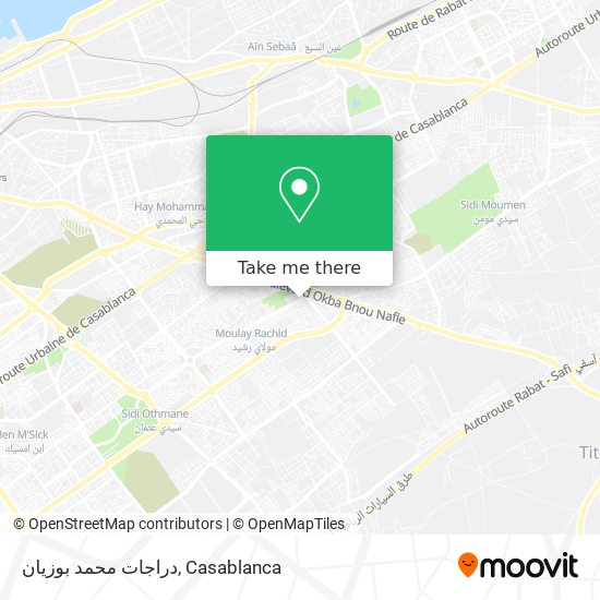 دراجات محمد بوزيان map