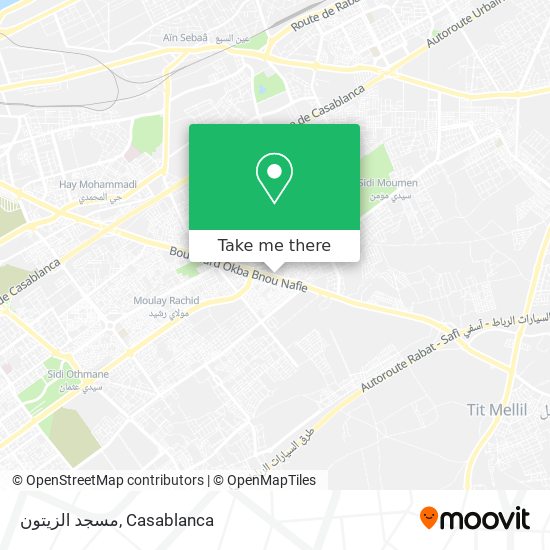 مسجد الزيتون map