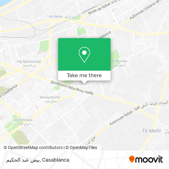 بيض عبد الحكيم map