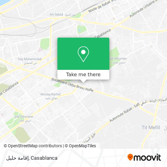 إقامة خليل map