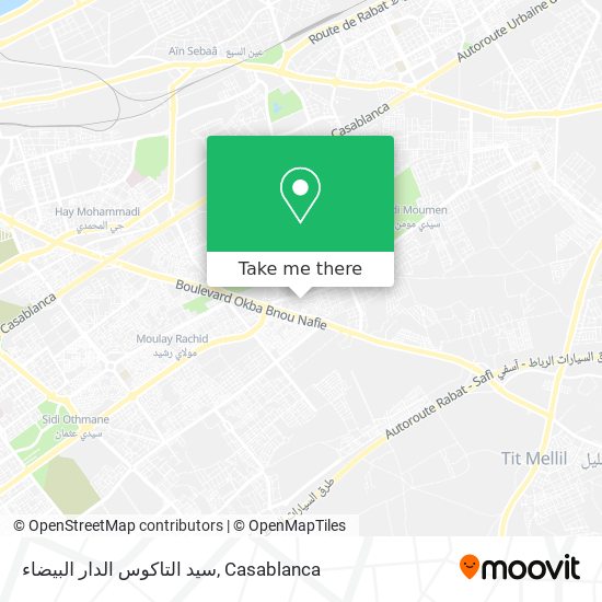 سيد التاكوس الدار البيضاء map