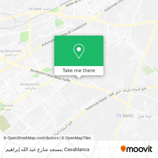 مسجد شارع عبد الله إبراهيم map