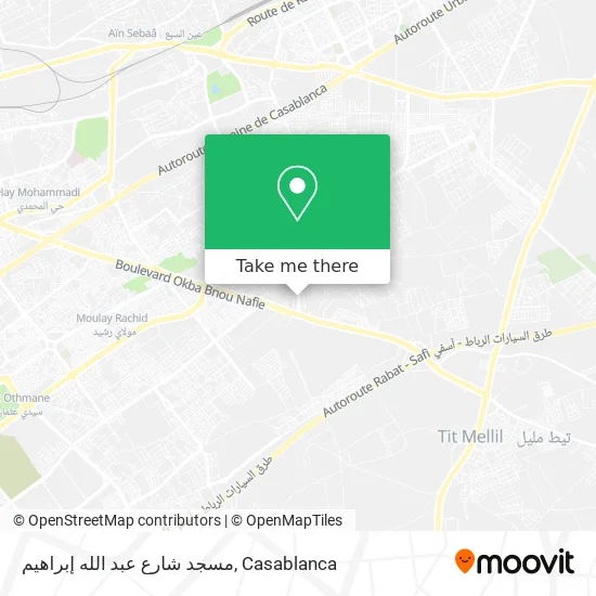 مسجد شارع عبد الله إبراهيم map