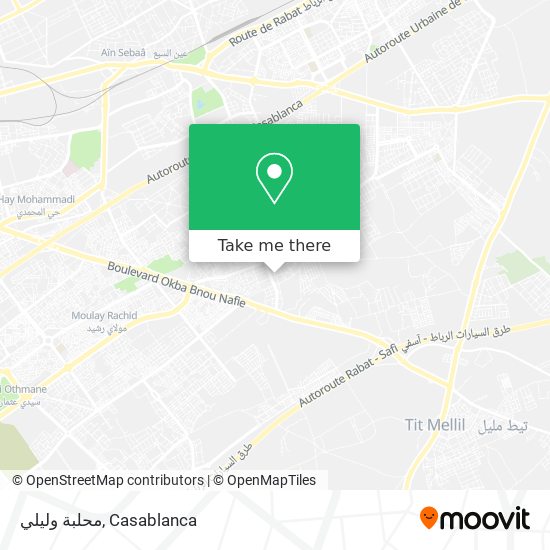 محلبة وليلي map