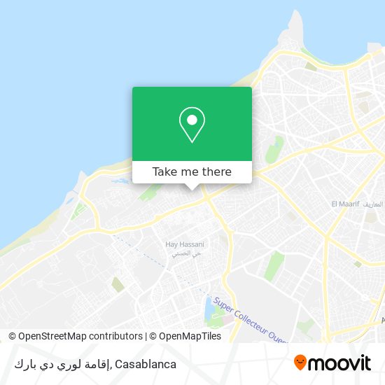 إقامة لوري دي بارك map