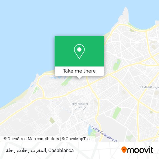 المغرب رحلات رحلة map