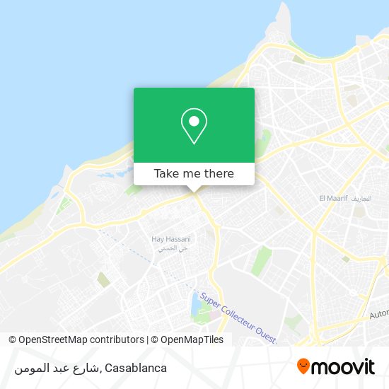 شارع عبد المومن map