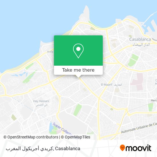 كريدي أجريكول المغرب map