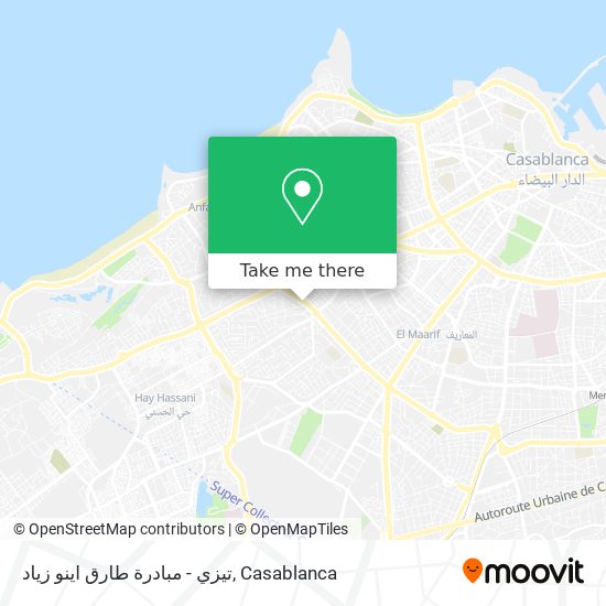 تيزي - مبادرة طارق اينو زياد map