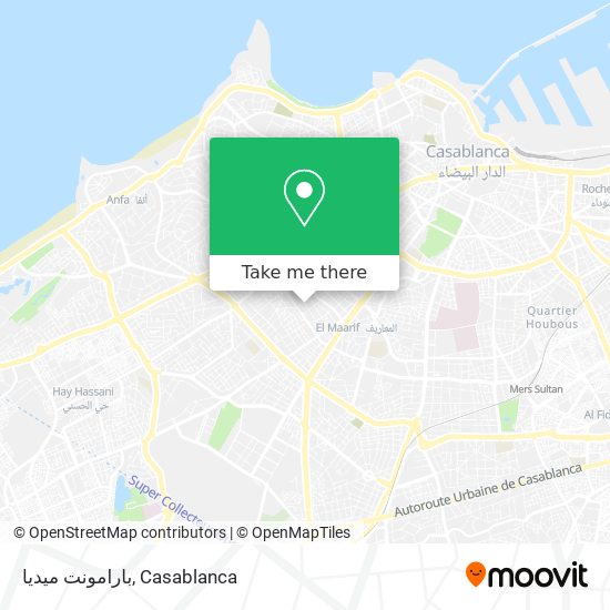 بارامونت ميديا map