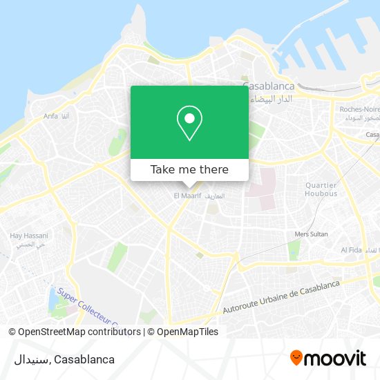 سنيدال map