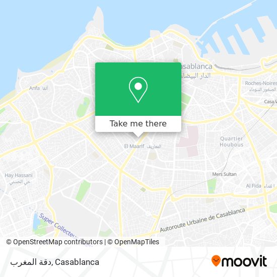 دقة المغرب map