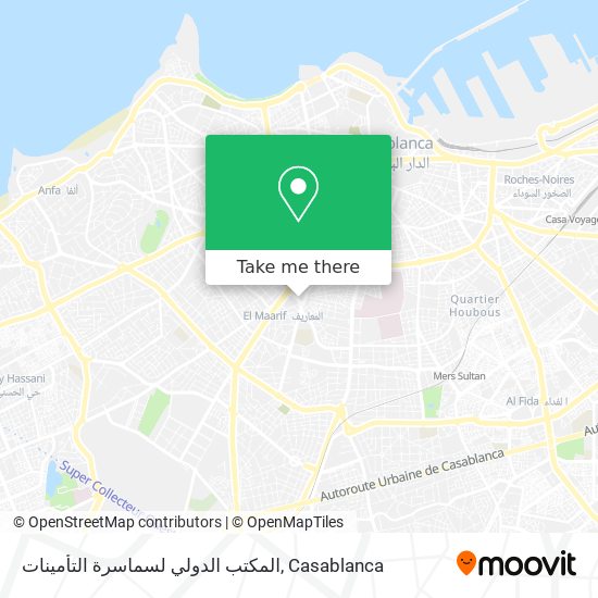 المكتب الدولي لسماسرة التأمينات map