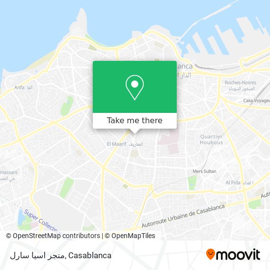 متجر اسيا سارل map