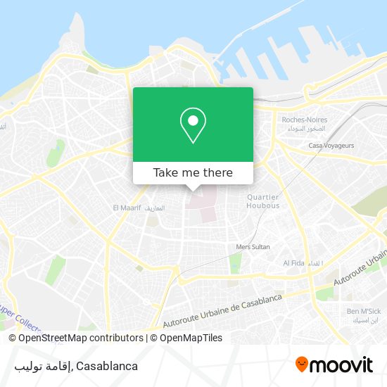 إقامة توليب map