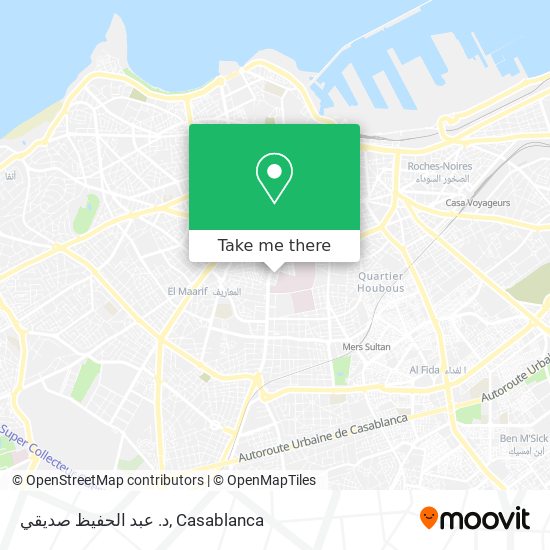 د. عبد الحفيظ صديقي map