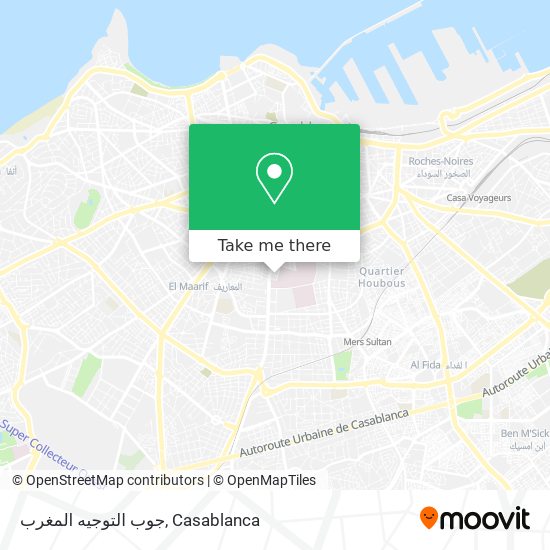 جوب التوجيه المغرب map