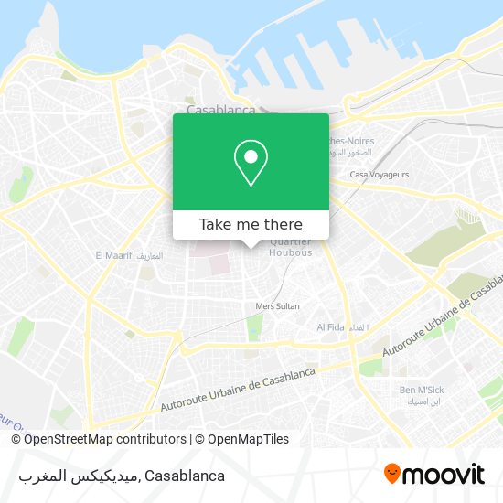 ميديكيكس المغرب map