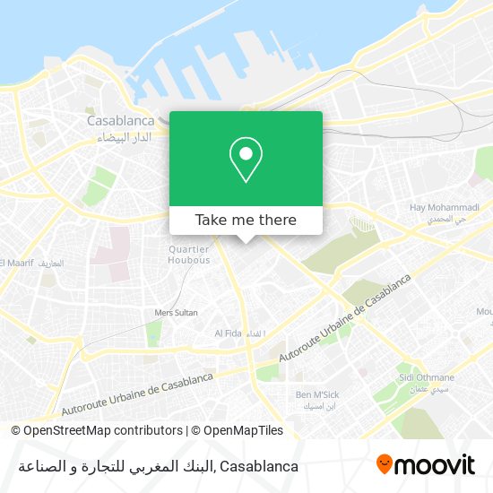 البنك المغربي للتجارة و الصناعة map