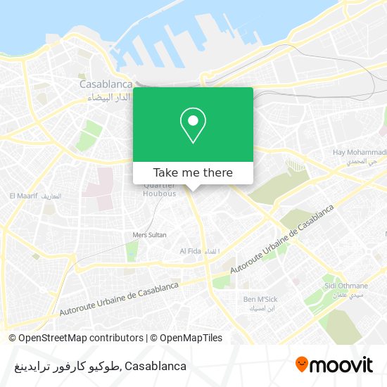 طوكيو كارفور ترايدينغ map