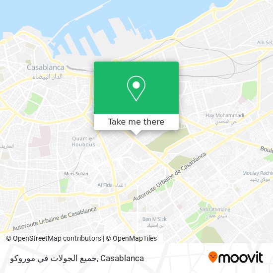 جميع الجولات في موروكو map