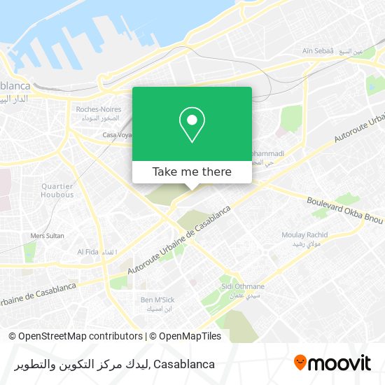 ليدك مركز التكوين والتطوير map