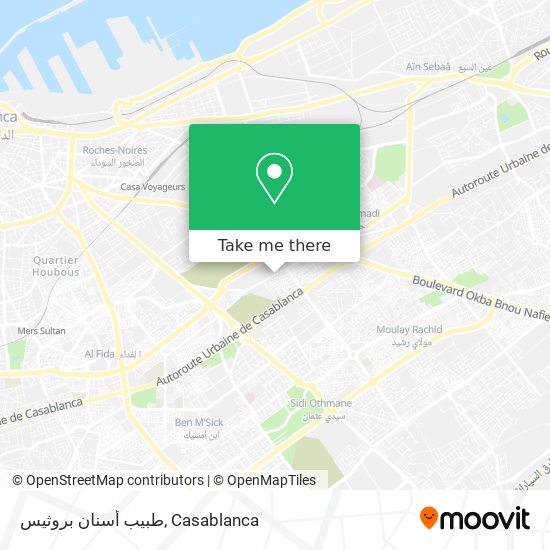 طبيب أسنان بروثيس map