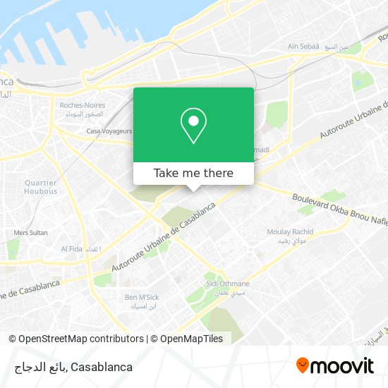 بائع الدجاج map