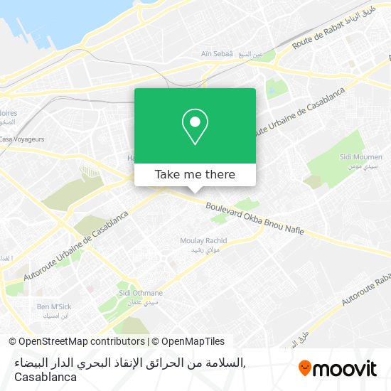 السلامة من الحرائق الإنقاذ البحري الدار البيضاء map