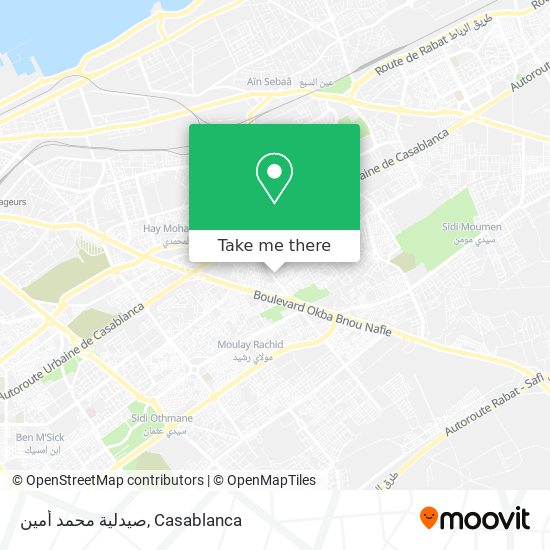 صيدلية محمد أمين map