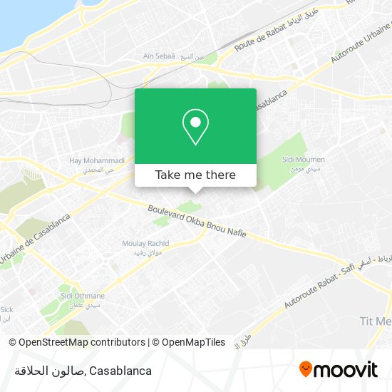 صالون الحلاقة map