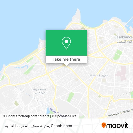 مدينة موف المغرب للتنمية map