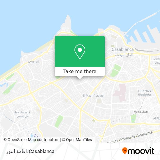 إقامة النور map