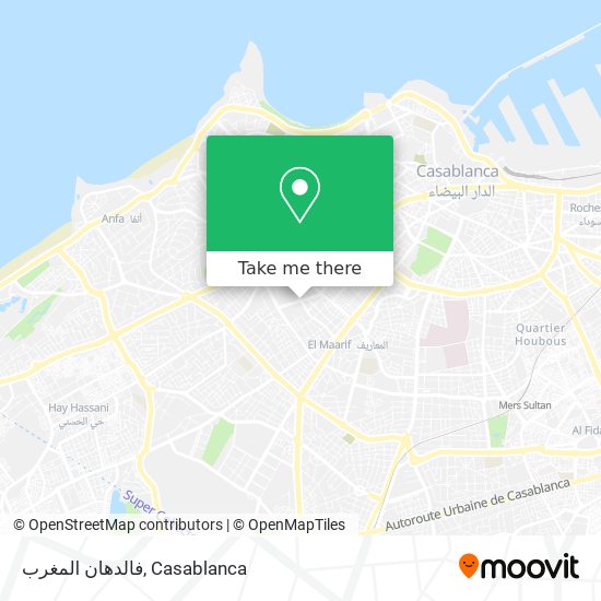 فالدهان المغرب map