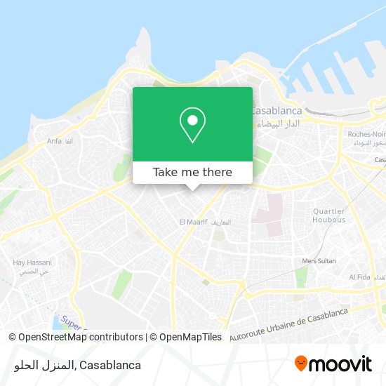 المنزل الحلو map