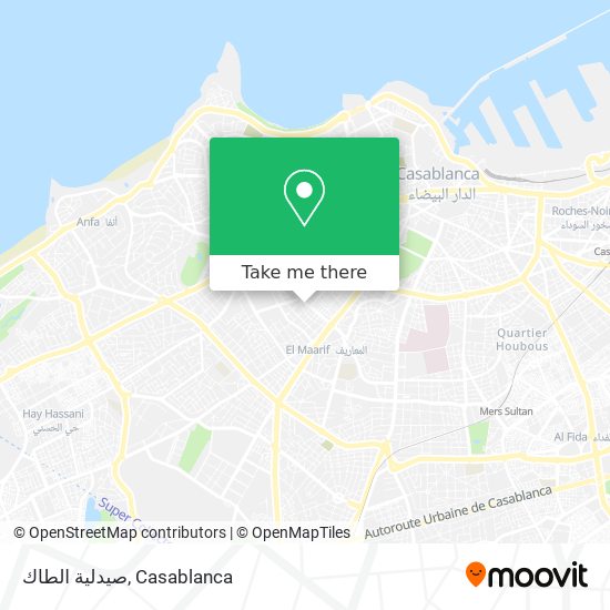 صيدلية الطاك map