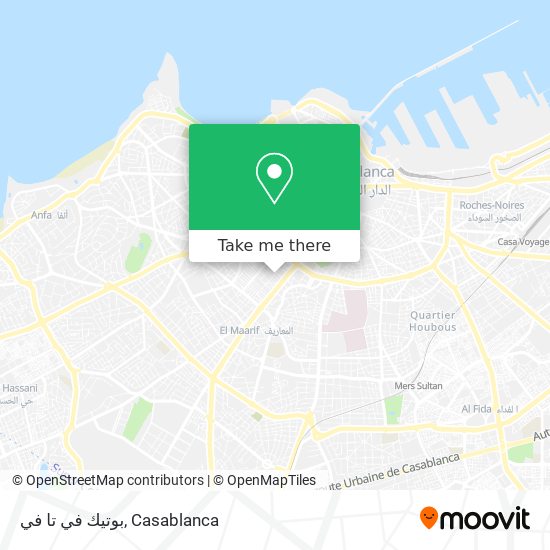 بوتيك في تا في map