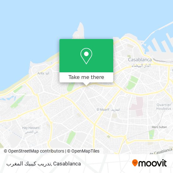 تدريب كيبيك المغرب map
