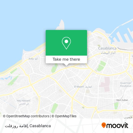 إقامة روزفلت map