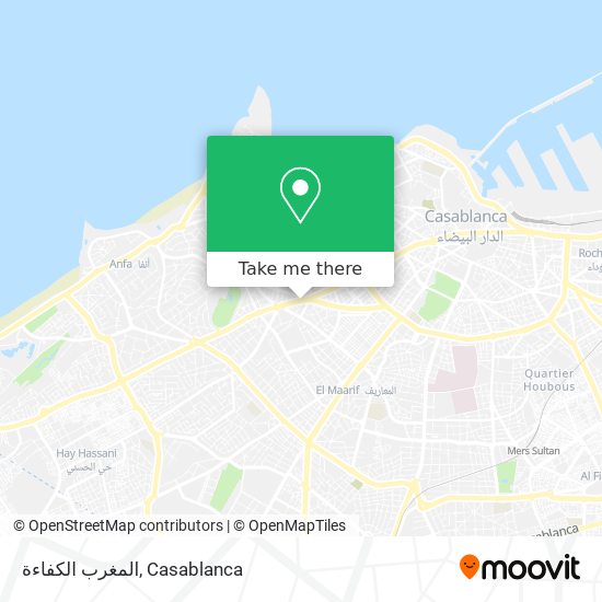 المغرب الكفاءة map