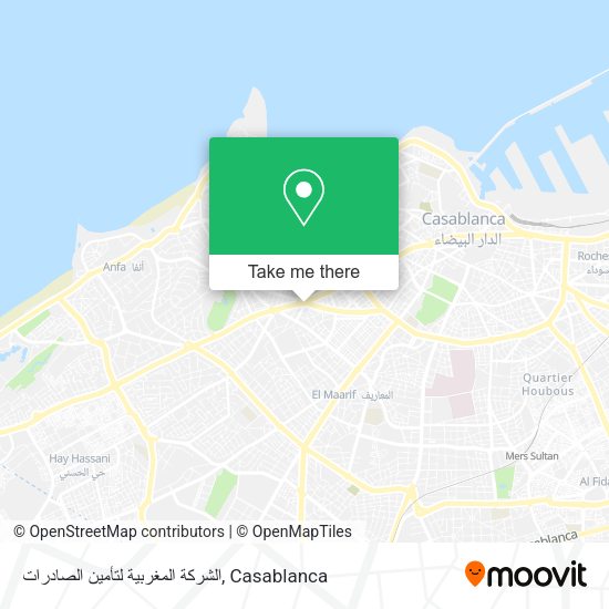 الشركة المغربية لتأمين الصادرات map