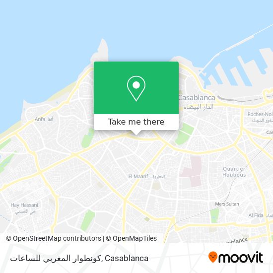 كونطوار المغربي للساعات map