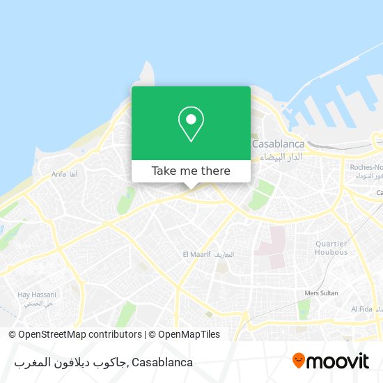 جاكوب ديلافون المغرب map