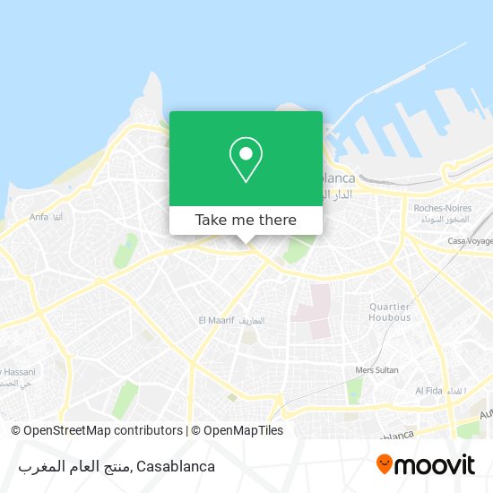 منتج العام المغرب map